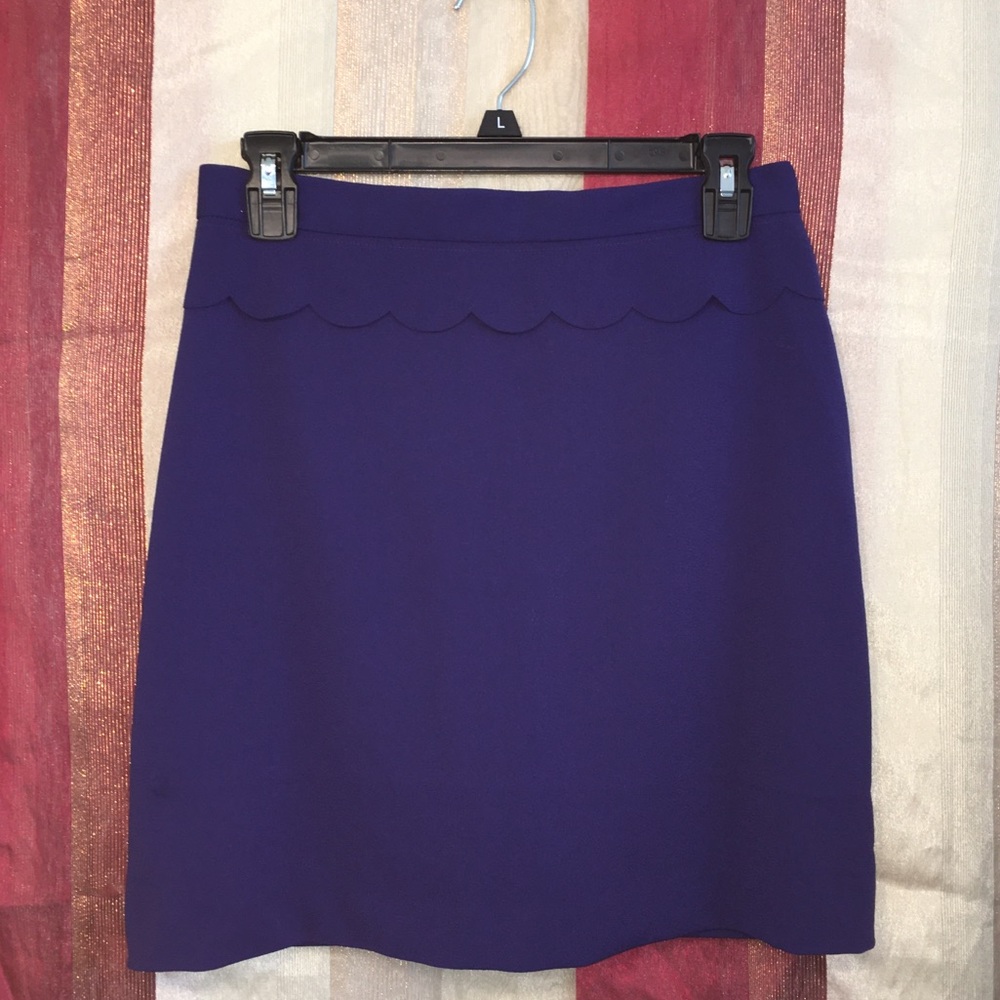 A line purple skirt